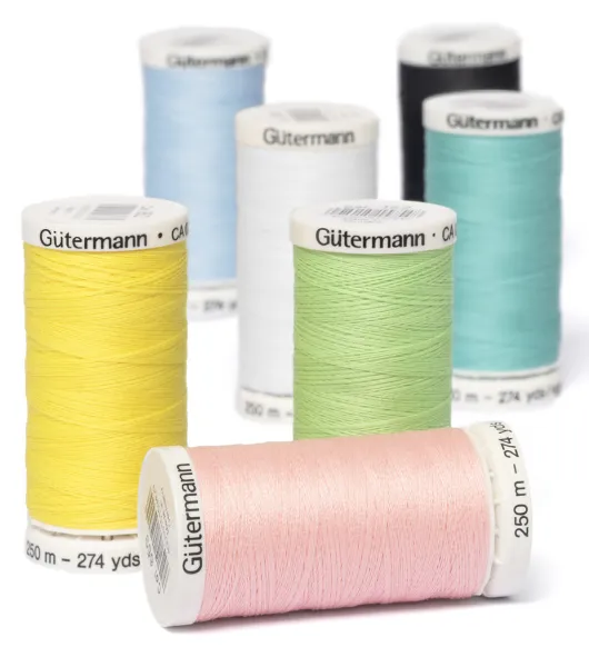 Gutermann Thread, 250M-021 Warm White, Sew-All Polyester All