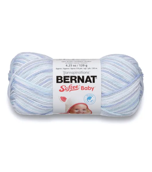 Softee Baby Yarn, 5 oz, Gauge 3 Light, Blue 