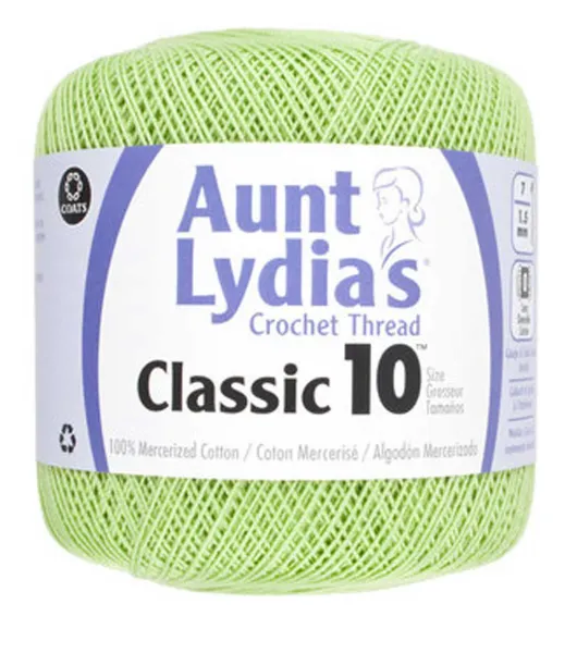 Aunt Lydia's Metallic Crochet Thread Size 10 