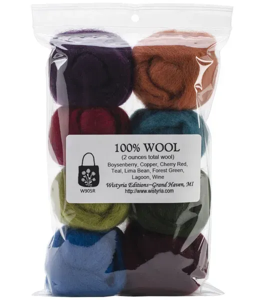 Wool Roving Forest & Sky