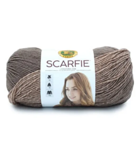 Lion Brand Scarfie Yarn-Ice/Gold