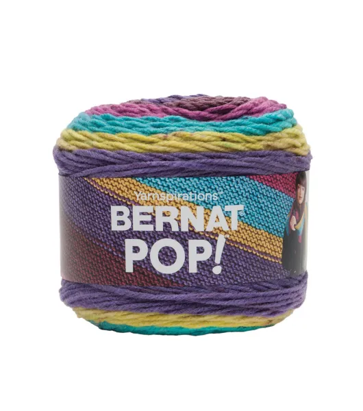 Bernat Pop! Self Striping Yarn by Bernat