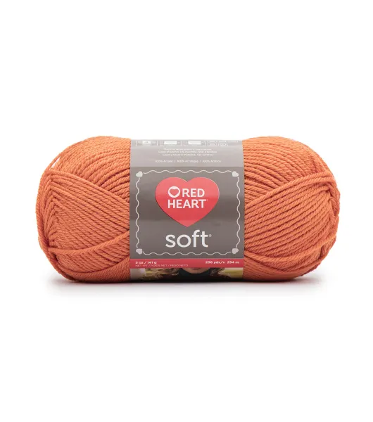 Red Heart Soft Yarn - Coral