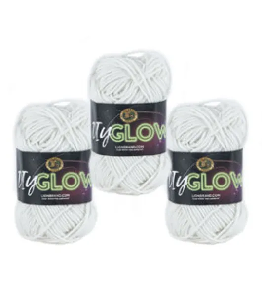  Lion Brand 24/7 Cotton Yarn, Yarn For Knitting, Crocheting,  And Crafts, Cool Grey, 3 Pack