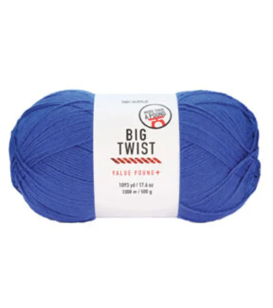 4.3oz Ombre Medium Weight Acrylic Value Yarn by Big Twist