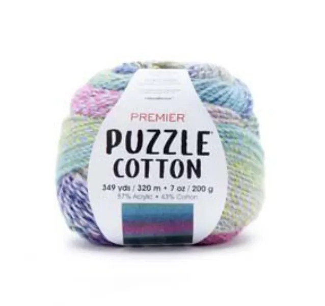 Premier Worsted Cotton Blend Puzzle Yarn by Premier Yarns