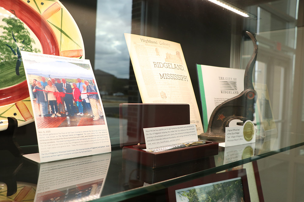 City of Ridgeland History Room at City Hall