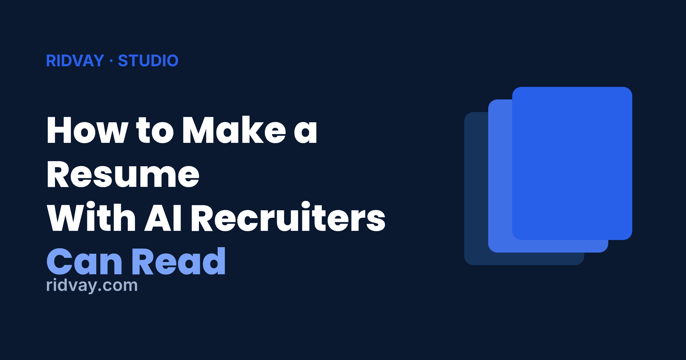 How to Make a Resume With AI Recruiters Can Read