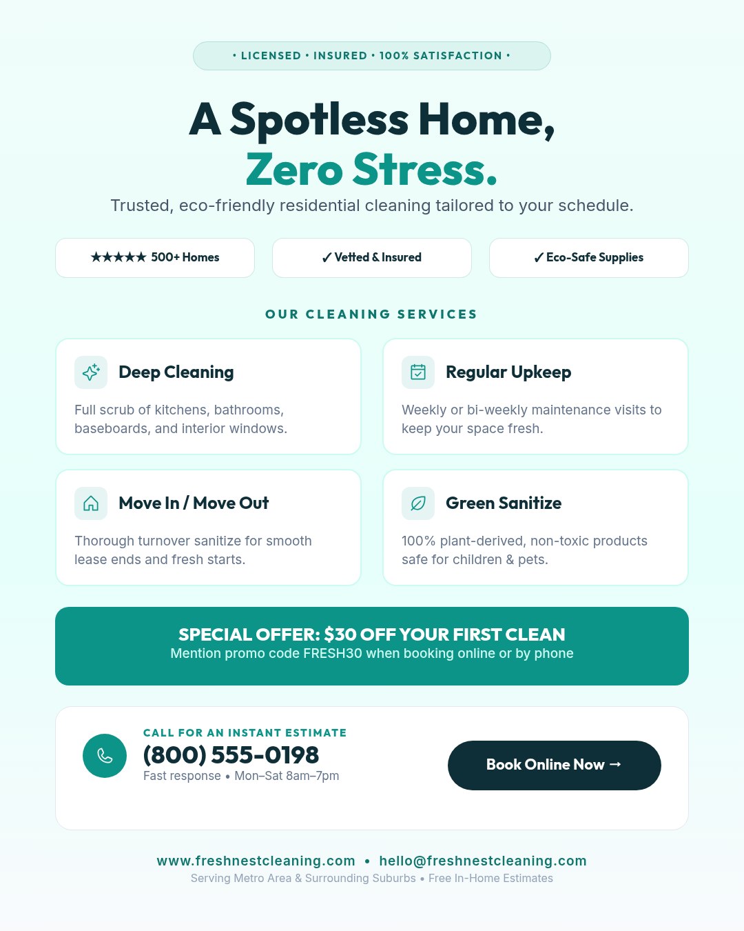 Cleaning Service Flyer