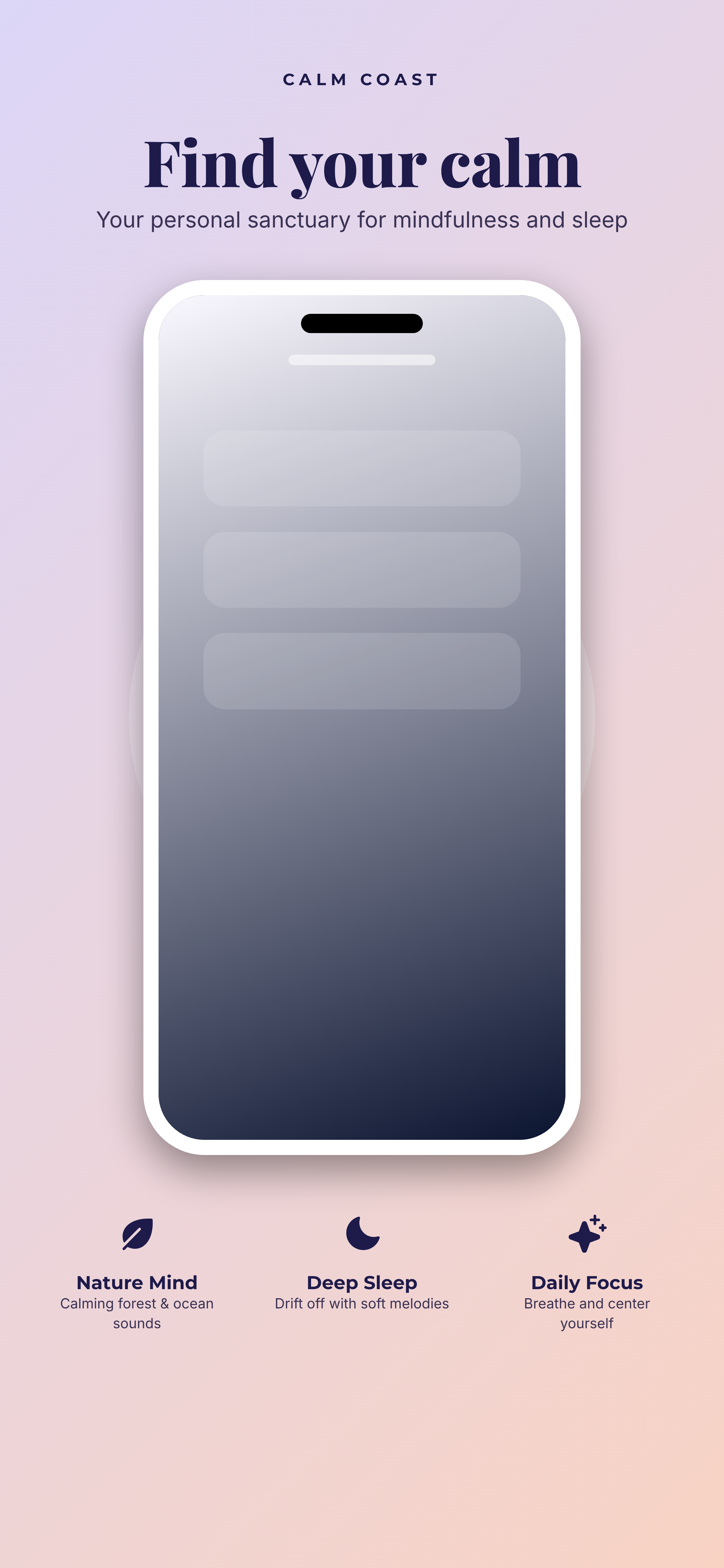 Meditation App — App Store Feature