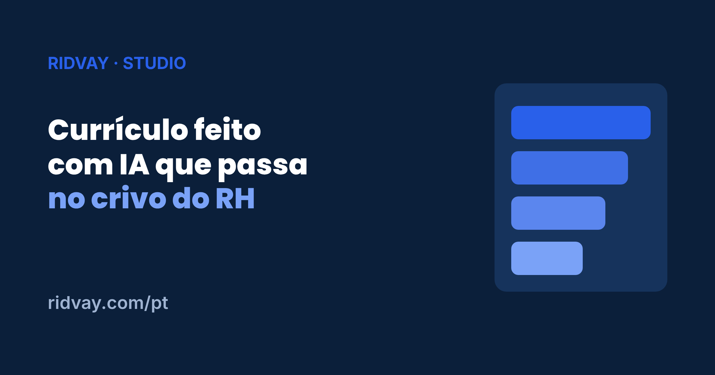Como Fazer um Currículo com IA que os Recrutadores Conseguem Ler