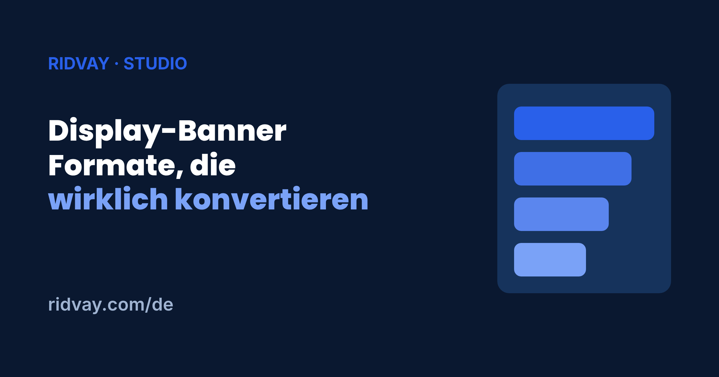Display-Banner-Formate, die konvertieren (5, die zählen)