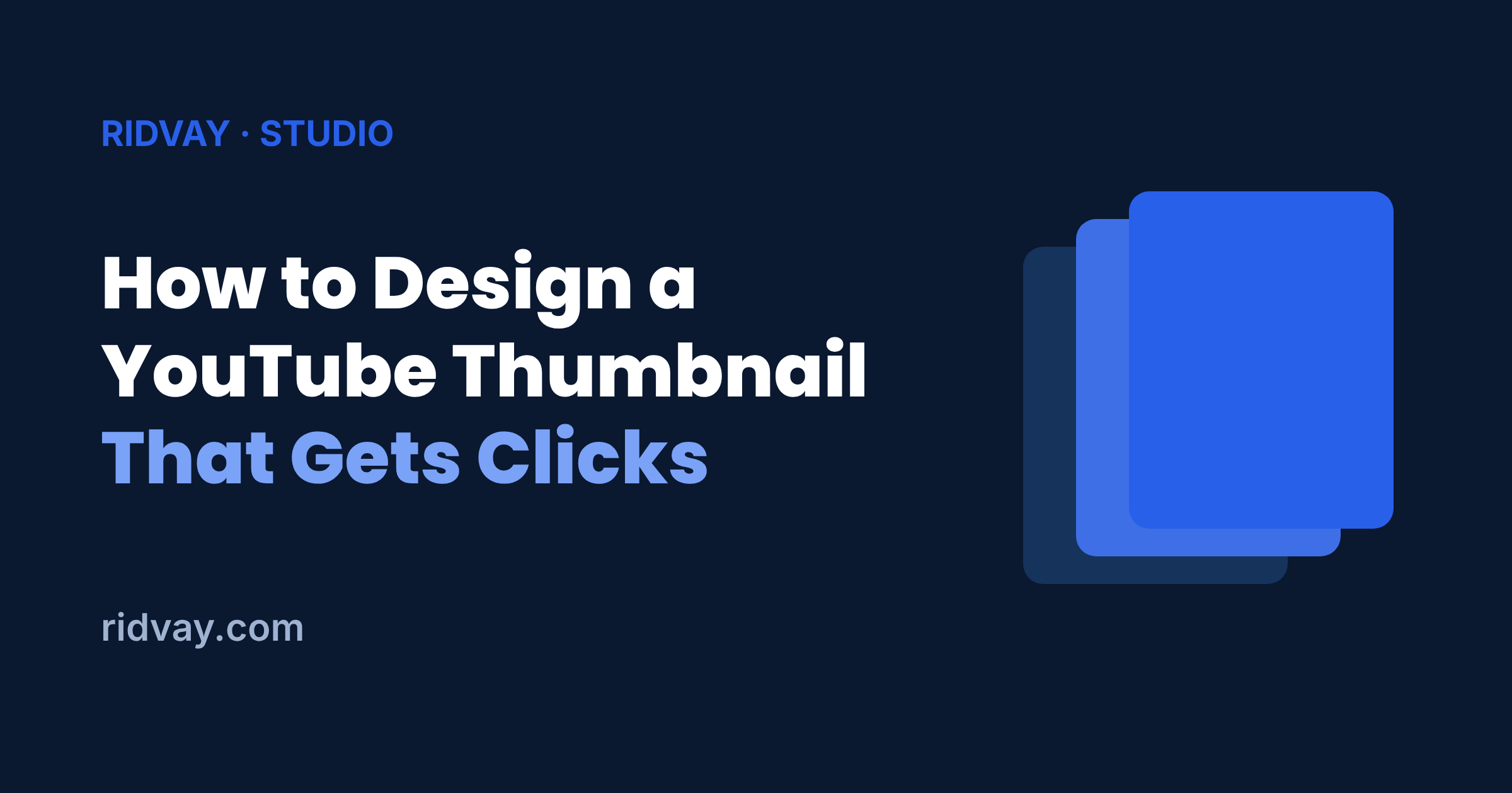 How to Design a YouTube Thumbnail That Gets Clicks
