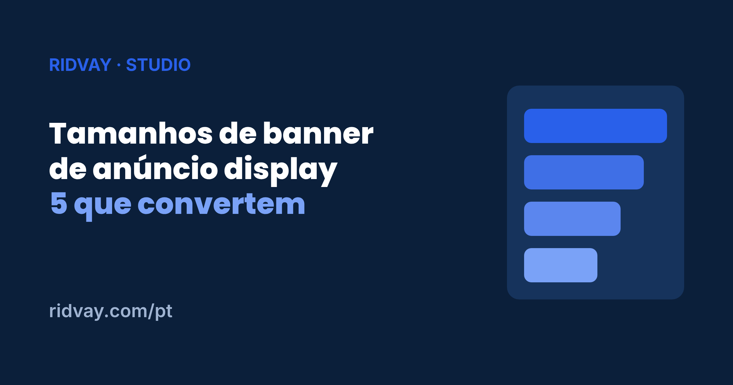 Tamanhos de Banner de Anúncio Display Que Convertem (5 Que Importam)