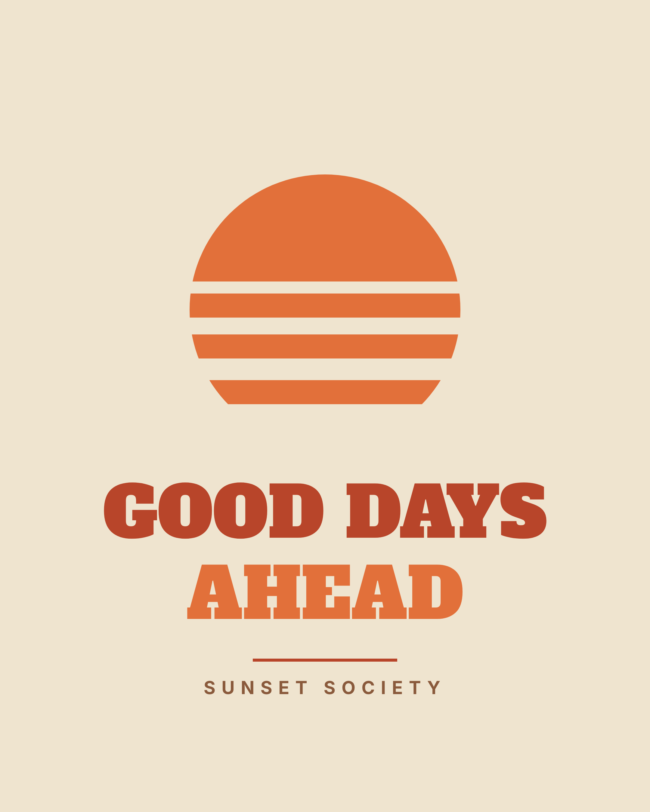 Retro 70s sunset — T-Shirt
