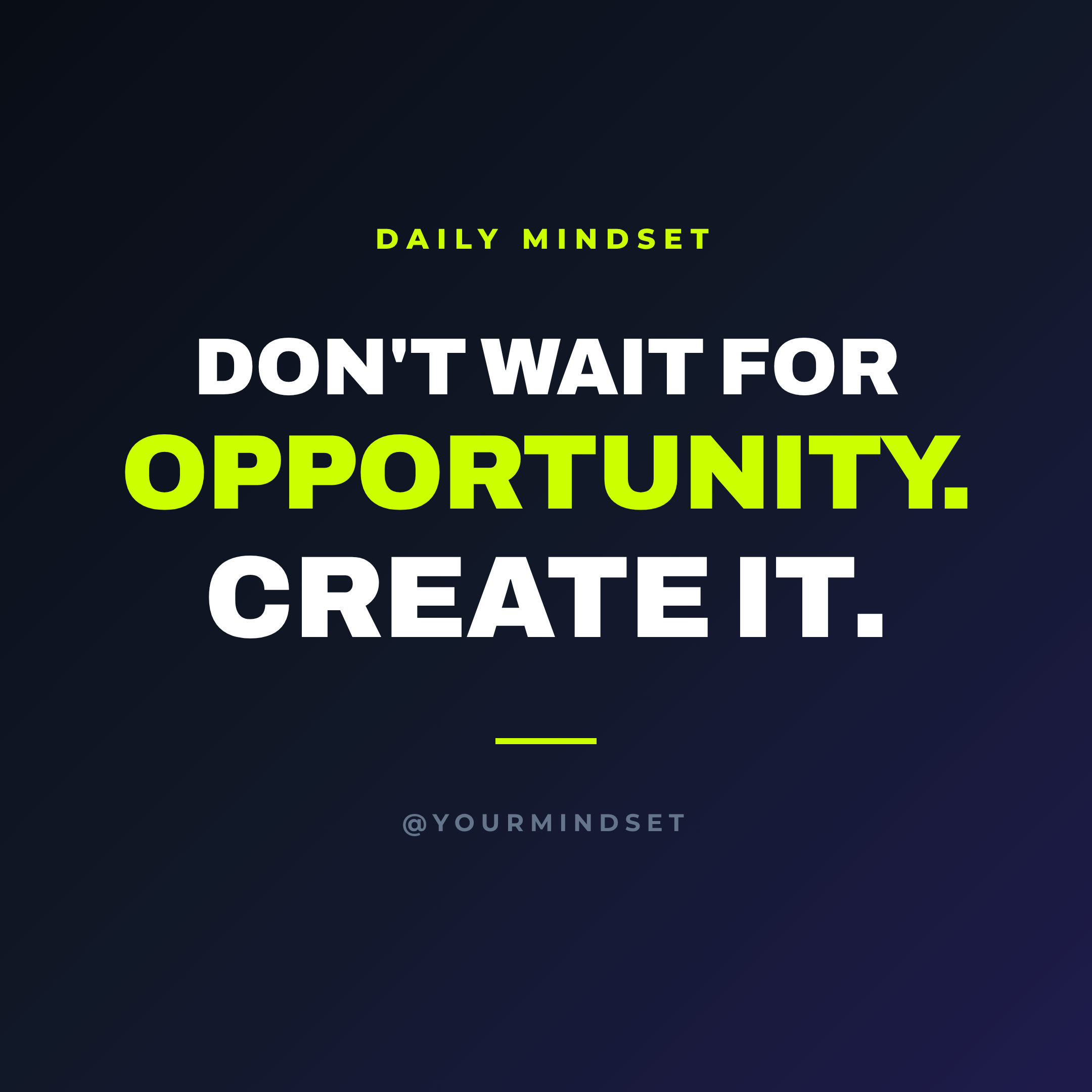 Motivational Quote Instagram Post
