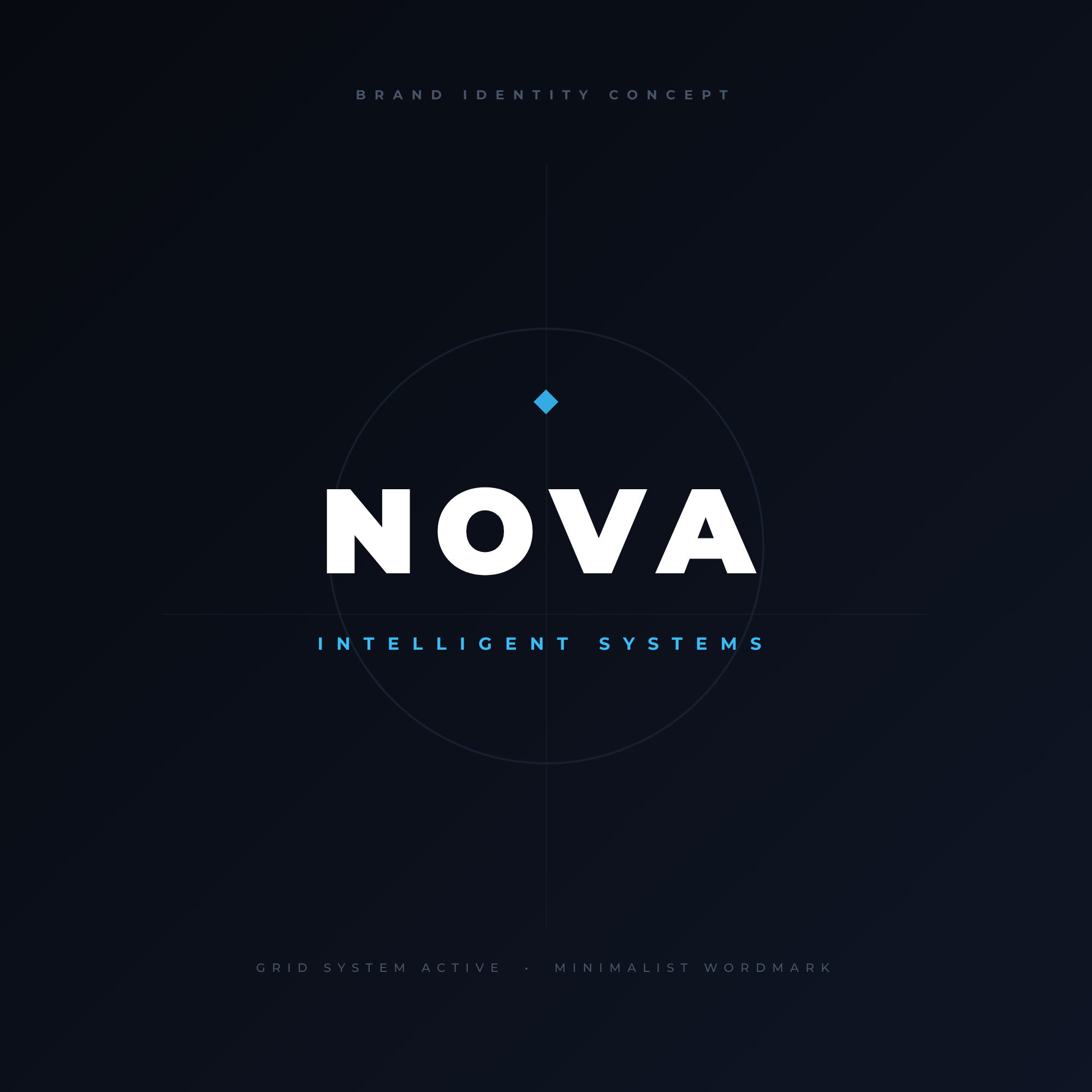 Minimalist Wordmark Logo For a Tech Startup Called Nova
