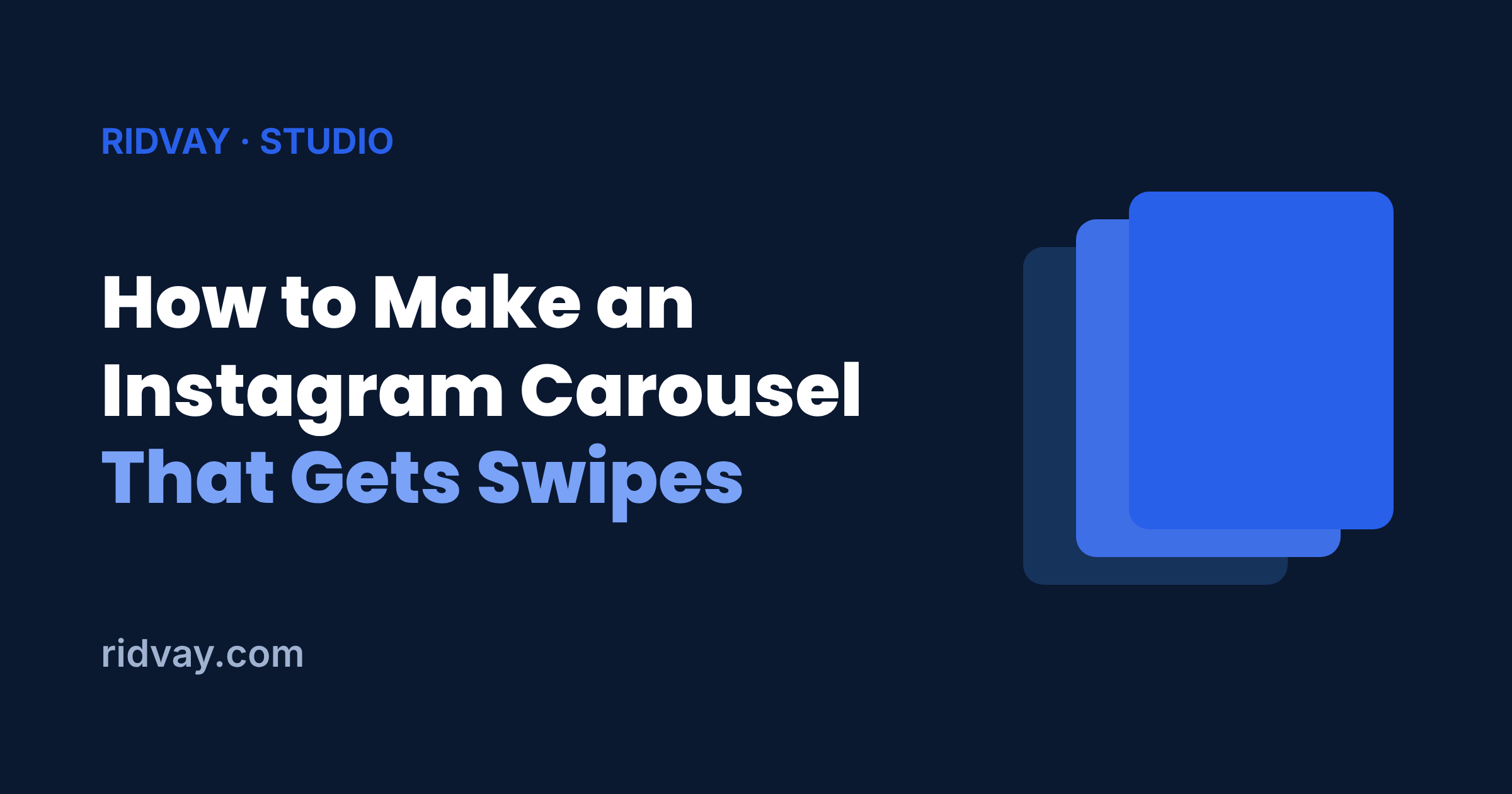 How to Make an Instagram Carousel That Gets Swipes