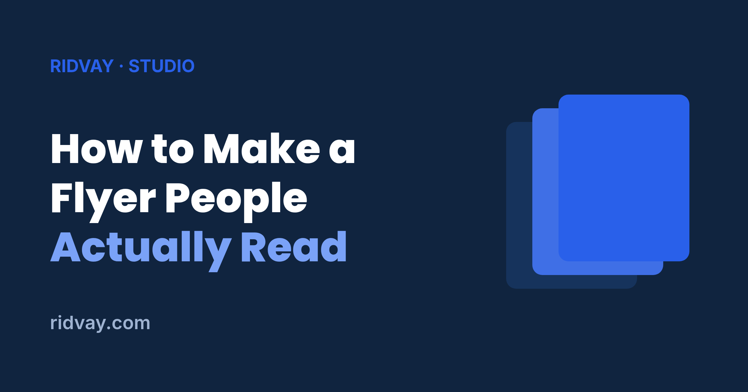 How to Make a Flyer With AI (That People Actually Read)