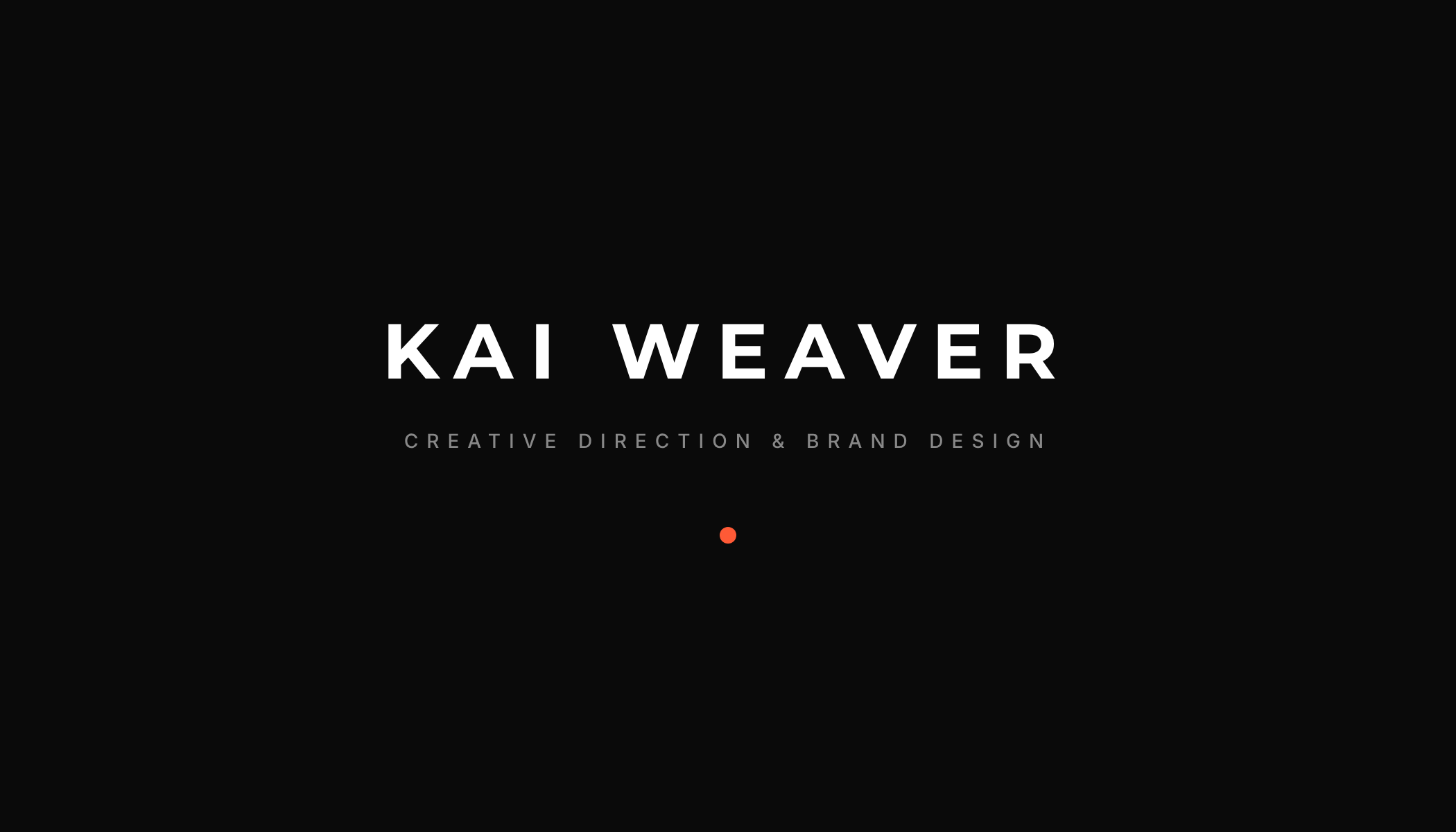 Modern Minimal Business Card For a Designer
