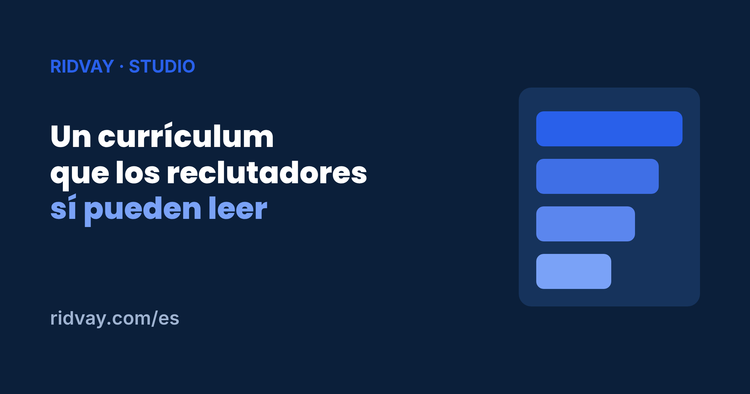 Cómo hacer un currículum con IA que los reclutadores puedan leer