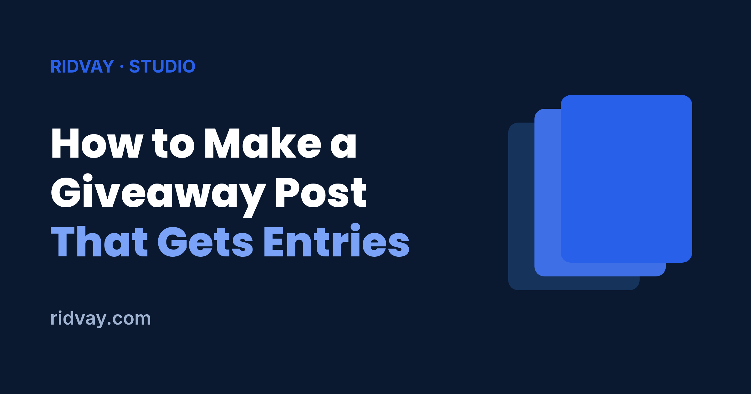 How to Make a Giveaway Post With AI (That Gets Entries)