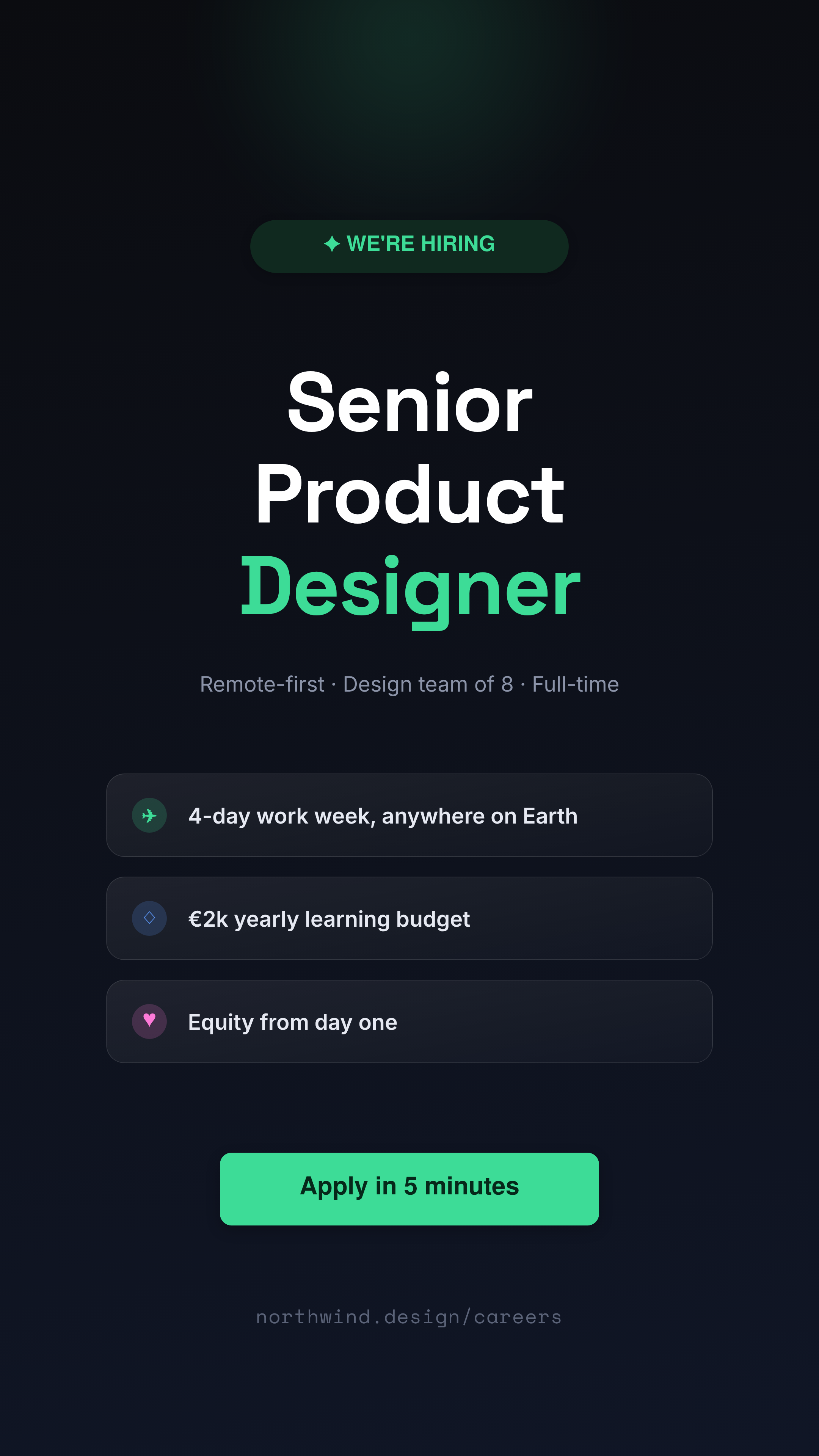 We’re Hiring — Story