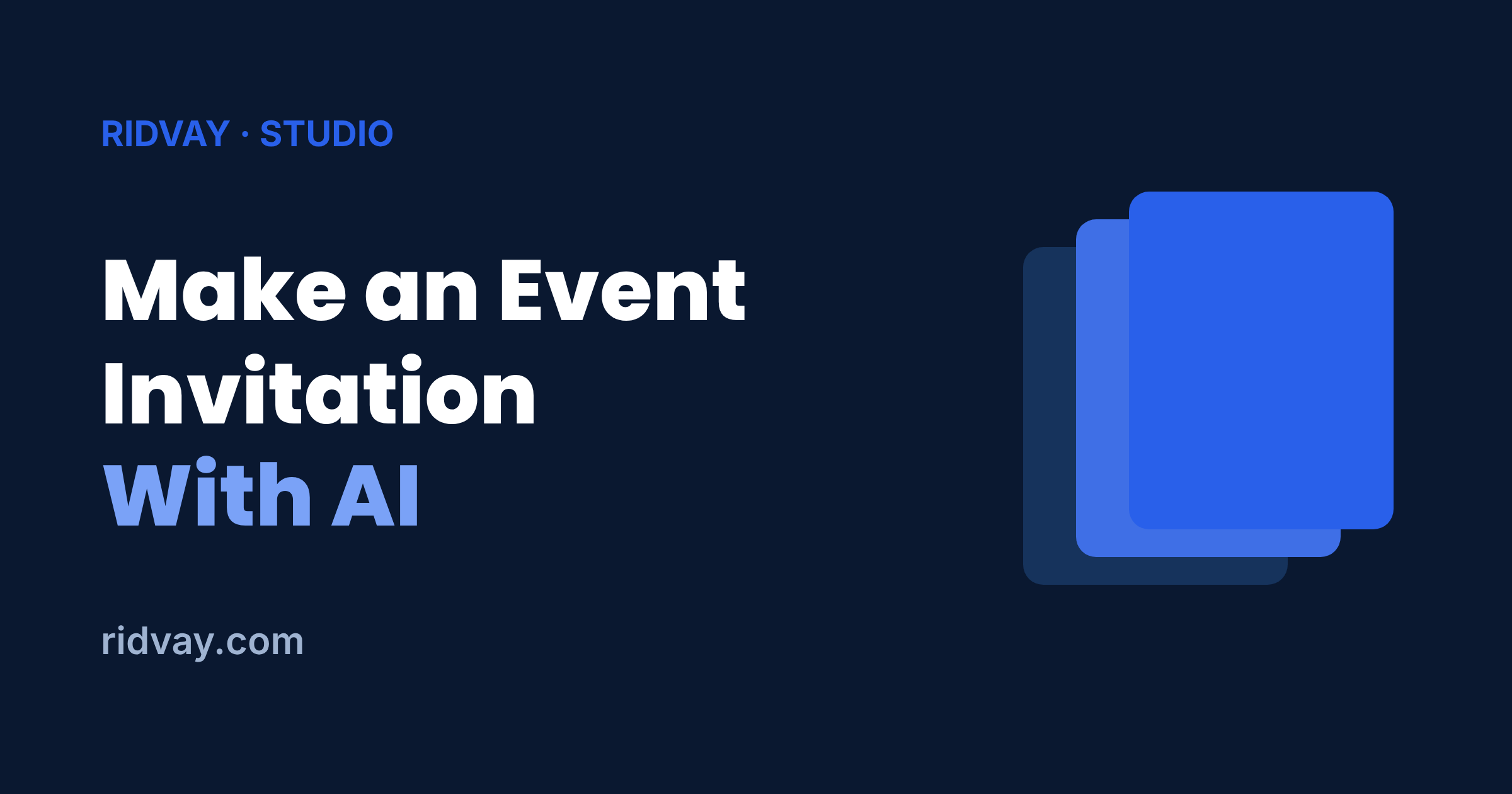 How to Make an Event Invitation With AI (In Minutes)