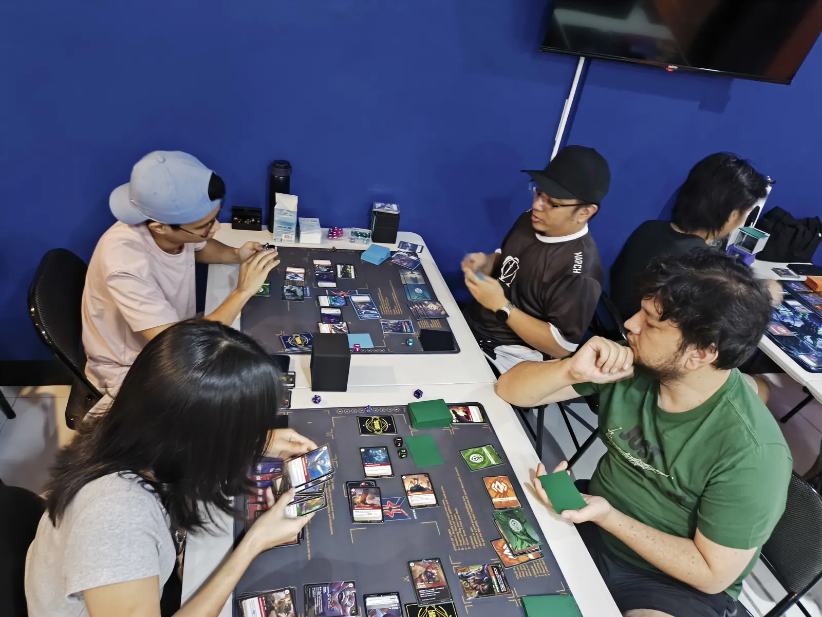 Players in Radiance Sealed matches at the Saturday Pre-Rift