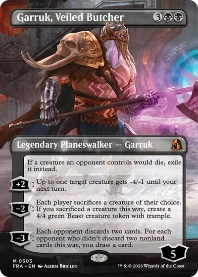 Garruk, Veiled Butcher (Borderless)