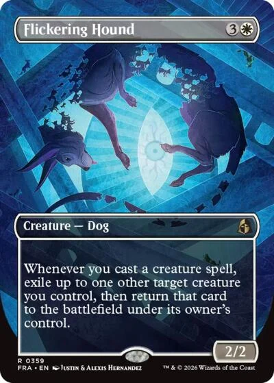 Flickering Hound (Borderless)