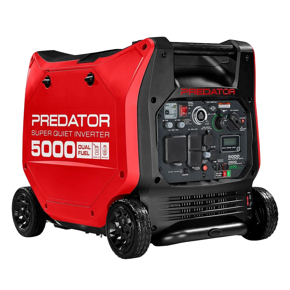 Predator 3,900W Dual-Fuel Generator