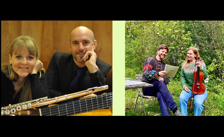 Konzert mit Querflöte und Gitarre - Südliches Flair trifft auf nordische Klänge