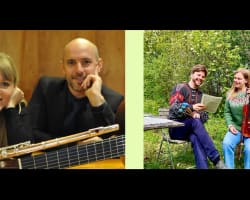 Konzert mit Querflöte und Gitarre - Südliches Flair trifft auf nordische Klänge