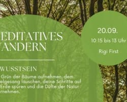 Meditative Wanderung