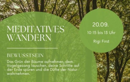 Meditative Wanderung