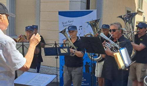 Platzkonzert der Brass Band Blaukreuzmusik Herisau