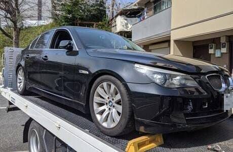 BMW 5シリーズ (自走可能) 茨城県から北海道へ陸送