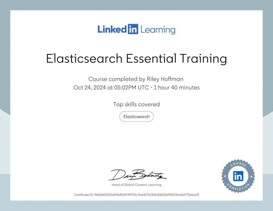 Elasticsearch Essential Training