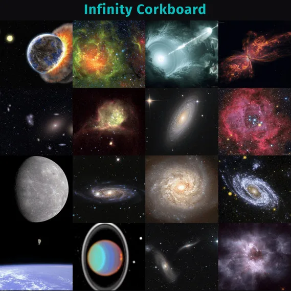 Screenshot of the Infinity Corkboard app.