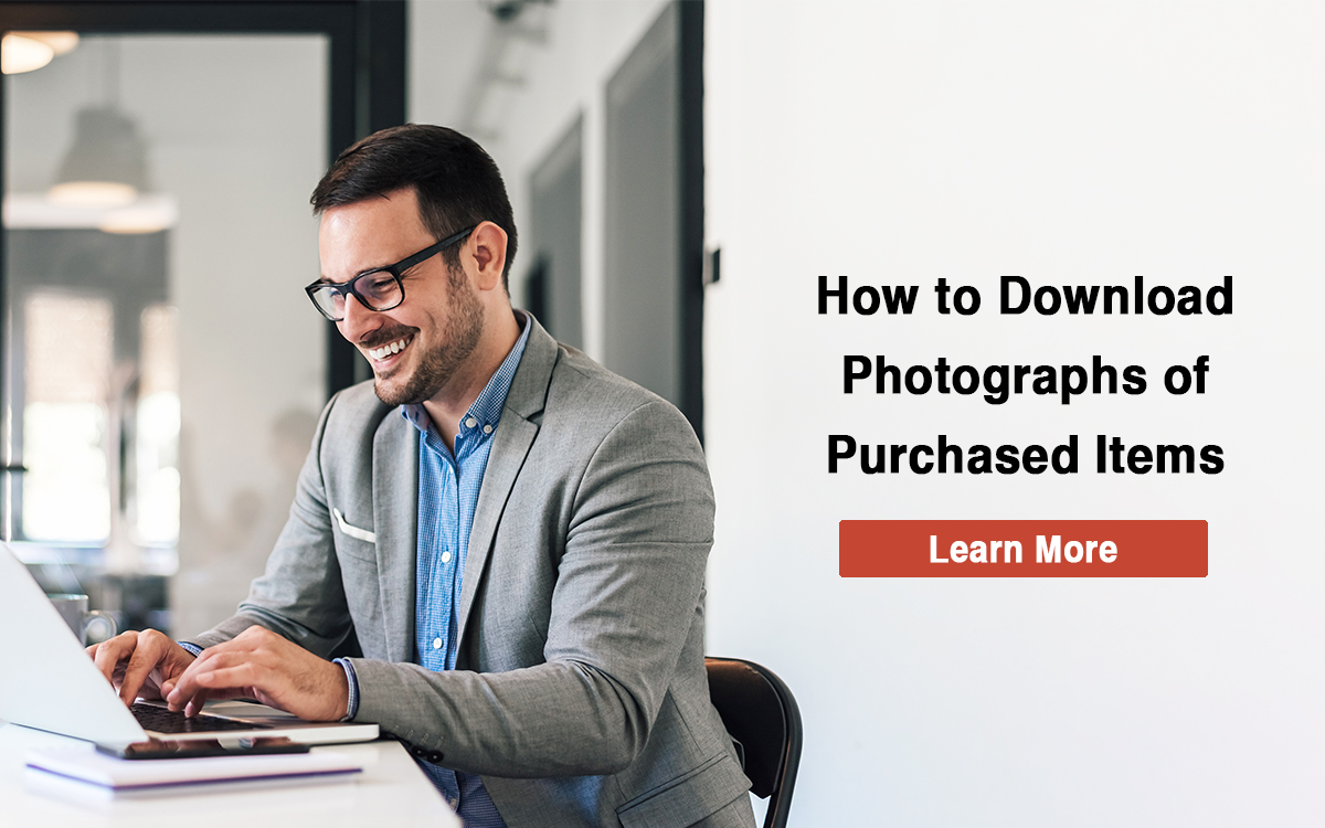 How to Download Photographs of Purchased Items