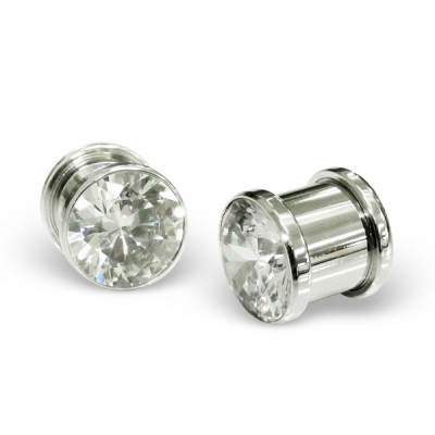 Double Flared Body Jewelry Ear Tunnel and Plug