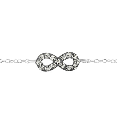 Infinity Children's Sterling Silver Bracelet