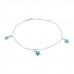 Star Children's Sterling Silver Bracelet with Crystal