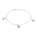 Star Children's Sterling Silver Bracelet with Crystal