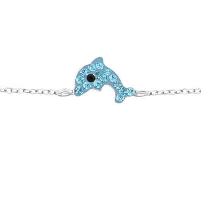 Dolphin Children's Sterling Silver Bracelet