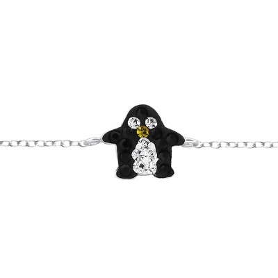 Penguin Children's Sterling Silver Bracelet