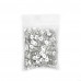 100 Pairs Of Silver Butterfly Backs for Ear Studs Sterling Silver Pearl Ear Studs