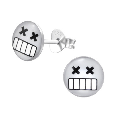 Children's Silver Dead Ear Studs