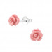 Children's Silver Rose Ear Studs